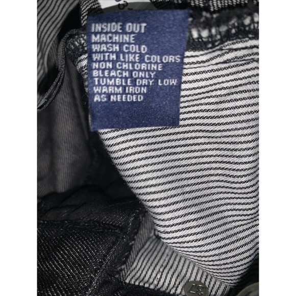 Madewell The Perfect Summer Black Denim Cotton Whisker Raw Hem Jean 26 X 27 - Picture 8 of 9